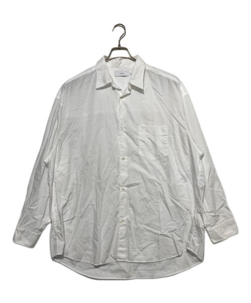 Graphpaper（グラフペーパー）Graphpaper (グラフペーパー) Broad L/S Oversized Regular Collar Shirt ホワイト サイズ:1の古着・服飾アイテム