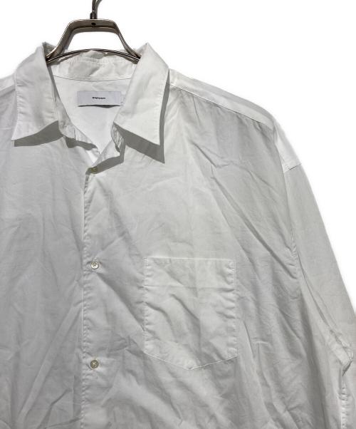 Graphpaper（グラフペーパー）Graphpaper (グラフペーパー) Broad L/S Oversized Regular Collar Shirt ホワイト サイズ:1の古着・服飾アイテム