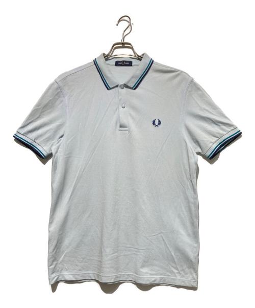 FRED PERRY（フレッドペリー）FRED PERRY (フレッドペリー) M3600 ポロシャツ ブルー サイズ:Ｌの古着・服飾アイテム
