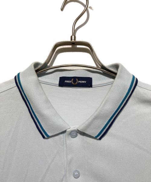 FRED PERRY（フレッドペリー）FRED PERRY (フレッドペリー) M3600 ポロシャツ ブルー サイズ:Ｌの古着・服飾アイテム
