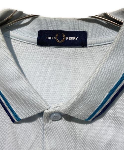 FRED PERRY（フレッドペリー）FRED PERRY (フレッドペリー) M3600 ポロシャツ ブルー サイズ:Ｌの古着・服飾アイテム
