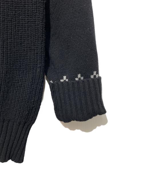 sacai（サカイ）sacai (サカイ) 21AW Wool Knit Pullover ブラック サイズ:2の古着・服飾アイテム