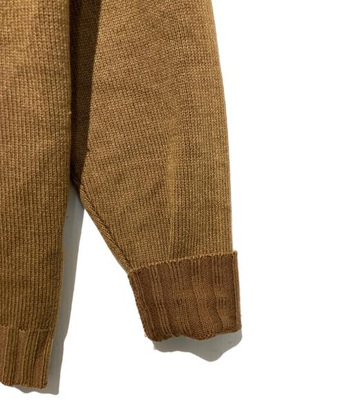 AURALEE（オーラリー）AURALEE (オーラリー) 23AW WASHED FRENCH MERINO KNIT TURTLE ブラウン サイズ:4の古着・服飾アイテム