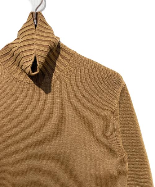 AURALEE（オーラリー）AURALEE (オーラリー) 23AW WASHED FRENCH MERINO KNIT TURTLE ブラウン サイズ:4の古着・服飾アイテム