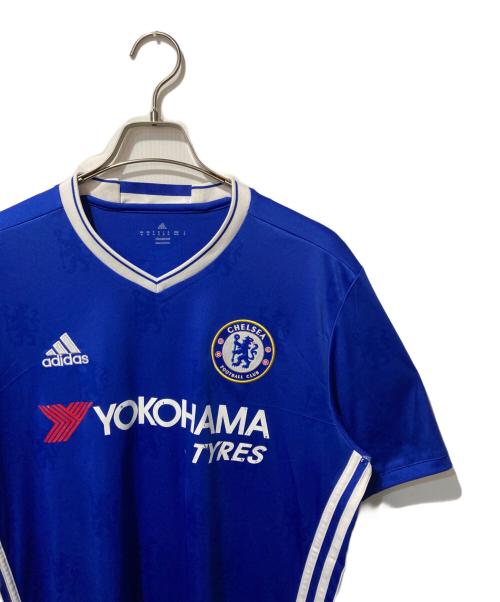 adidas（アディダス）adidas (アディダス) 16/17 チェルシー ゲームシャツ ブルーの古着・服飾アイテム