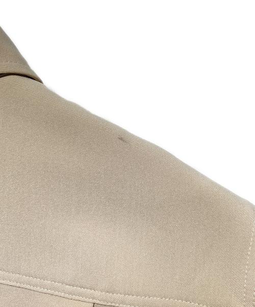 SOEJU（ソージュ）SOEJU (ソージュ) ベルテッドシャツワンピース ベージュ サイズ:Mの古着・服飾アイテム