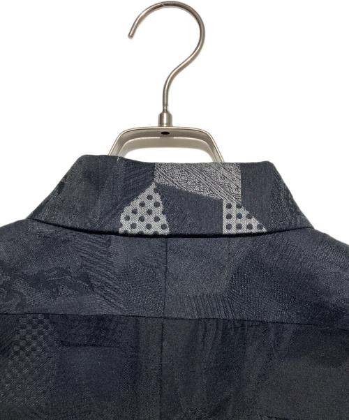 ANREALAGE（アンリアレイジ）ANREALAGE (アンリアレイジ) パッチワークパネルシャツコート ブラック サイズ:46の古着・服飾アイテム