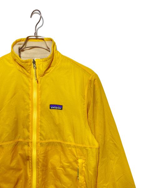 Patagonia（パタゴニア）Patagonia (パタゴニア) Reversible Shelled Microdini Jacket イエロー×ベージュ サイズ:Sの古着・服飾アイテム