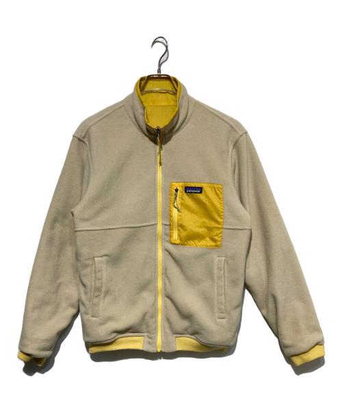 Patagonia（パタゴニア）Patagonia (パタゴニア) Reversible Shelled Microdini Jacket イエロー×ベージュ サイズ:Sの古着・服飾アイテム