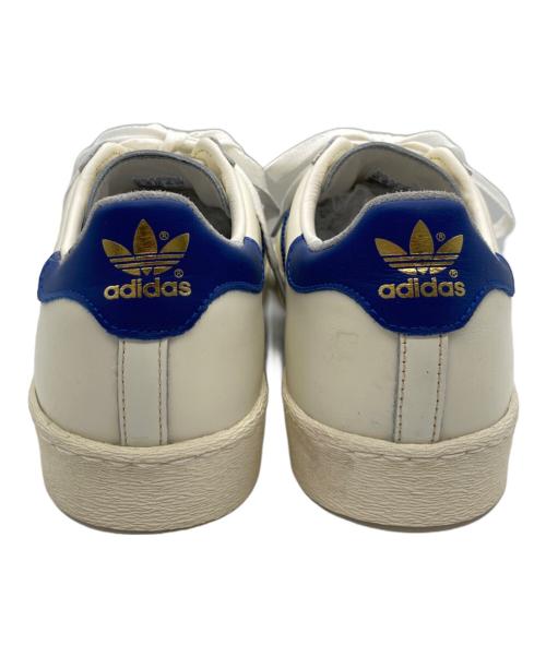 adidas（アディダス）adidas (アディダス) JABBAR LOW Off WHITE Collegiate Royal ローカットスニーカー ホワイト×ブルー サイズ:28.5cmの古着・服飾アイテム