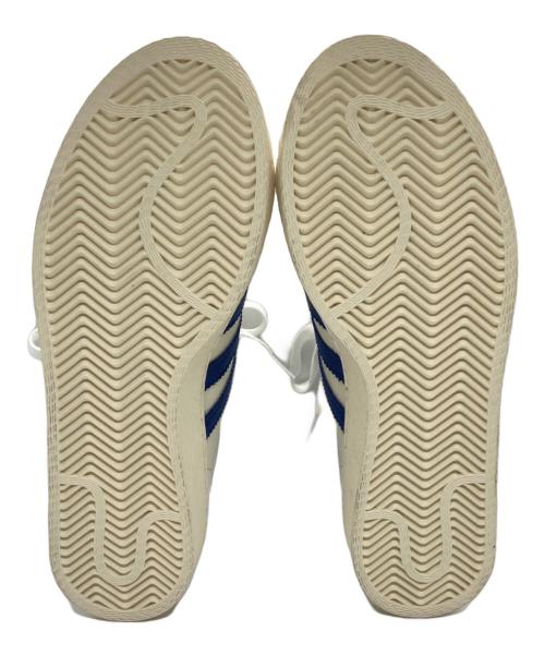 adidas（アディダス）adidas (アディダス) JABBAR LOW Off WHITE Collegiate Royal ローカットスニーカー ホワイト×ブルー サイズ:28.5cmの古着・服飾アイテム