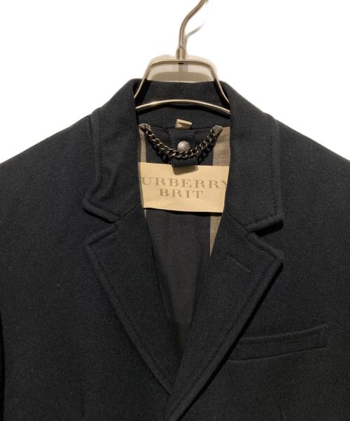 BURBERRY BRIT（バーバリーブリット）BURBERRY BRIT (バーバリーブリット) ウールカシミヤチェスターコート ネイビー サイズ:Sの古着・服飾アイテム