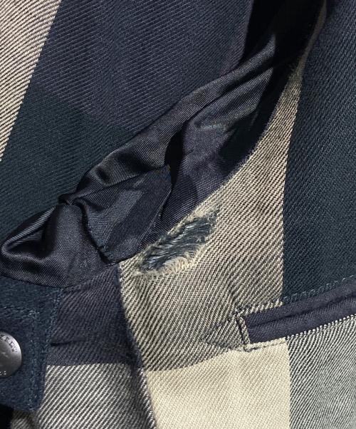 BURBERRY BRIT（バーバリーブリット）BURBERRY BRIT (バーバリーブリット) ウールカシミヤチェスターコート ネイビー サイズ:Sの古着・服飾アイテム