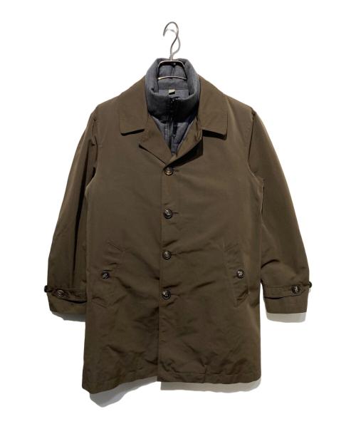 BURBERRY BRIT（バーバリーブリット）BURBERRY BRIT (バーバリーブリット) 3WAYダウンベスト+チェスターコート ブラウン×グレー サイズ:Sの古着・服飾アイテム