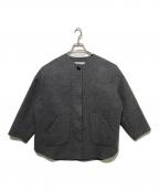 FRAMeWORKフレームワーク）の古着「ハミルトンリバークルーネックコート」｜グレー