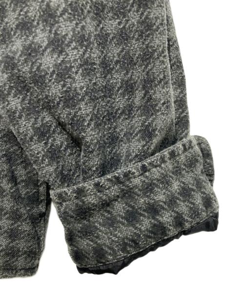 SUPREME（シュプリーム）Supreme (シュプリーム) Houndstooth Flannel Hooded Shirt グレー サイズ:Lの古着・服飾アイテム