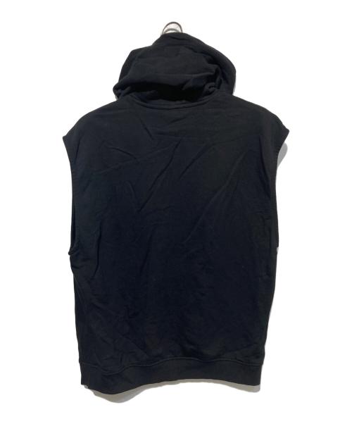 DIESEL（ディーゼル）DIESEL (ディーゼル) ノースリーブフーディ ブラック サイズ:Lの古着・服飾アイテム