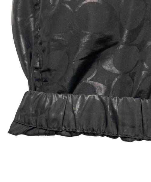 COACH（コーチ）COACH (コーチ) シグネチャーフーデットジャケット ブラック サイズ:Lの古着・服飾アイテム