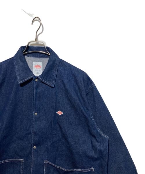 DANTON（ダントン）DANTON (ダントン) DENIM SHIRT JACKET インディゴ サイズ:40の古着・服飾アイテム