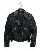 ALL SAINTSオールセインツ）の古着「ダブルライダースジャケット」｜ブラック