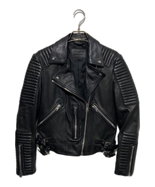 ALL SAINTS（オールセインツ）ALL SAINTS (オールセインツ) ダブルライダースジャケット ブラック サイズ:EU　36の古着・服飾アイテム