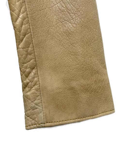 ALL SAINTS（オールセインツ）ALL SAINTS (オールセインツ) ダブルライダースジャケット ベージュ サイズ:UK6の古着・服飾アイテム