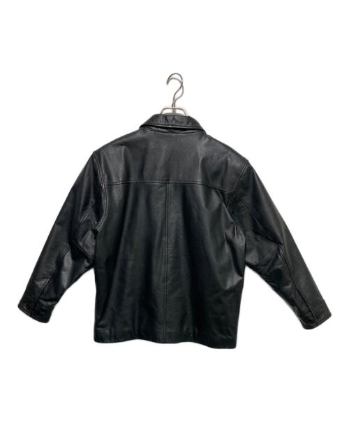 GAP（ギャップ）GAP (ギャップ) レザーブルゾン ブラック サイズ:XLの古着・服飾アイテム