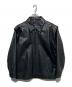 GAP（ギャップ）の古着「レザーブルゾン」｜ブラック