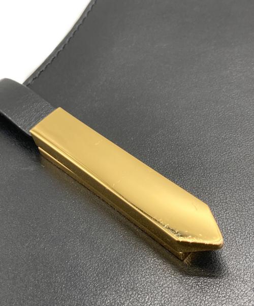 DEMELLIER（デメリエー）DEMELLIER (デメリエー) TOKYO/トウキョウ レザーショルダーバッグ ブラックの古着・服飾アイテム