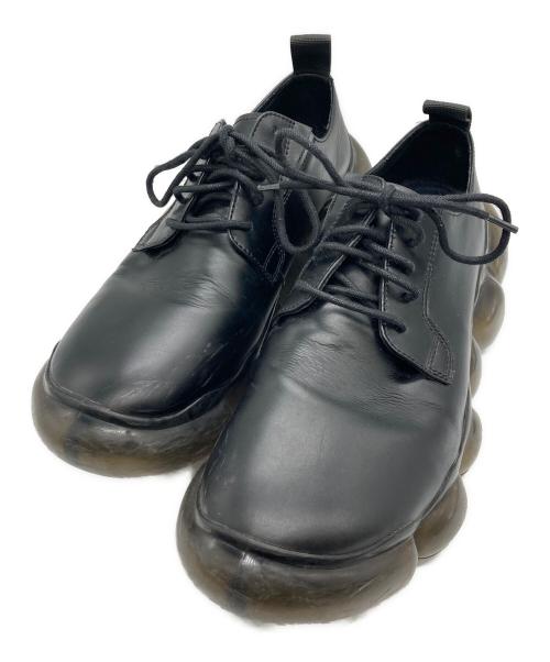 grounds（グラウンズ）grounds (グラウンズ) TARO HORIUCHI (タロウホリウチ) スニーカー ブラック サイズ:27.5cmの古着・服飾アイテム