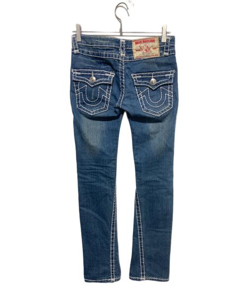 TRUE RELIGION（トゥルー レリジョン）TRUE RELIGION (トゥルー レリジョン) JOEY SUPER T デニムパンツ インディゴ サイズ:27の古着・服飾アイテム