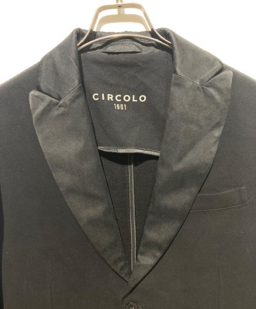 CIRCOLO 1901（チルコロ1901）Circolo 1901 (チルコロ1901) 2Bジャケット ブラック サイズ:不明の古着・服飾アイテム