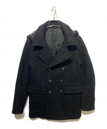 Junhashimoto（ジュンハシモト）の古着「メルトンコート」｜ブラック