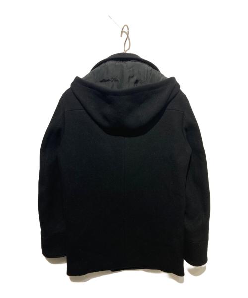 Junhashimoto（ジュンハシモト）junhashimoto (ジュンハシモト) メルトンコート ブラック サイズ:不明の古着・服飾アイテム
