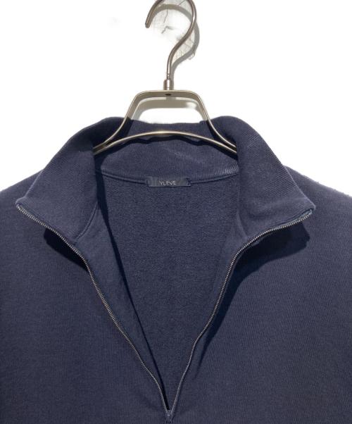 YLEVE（イレーヴ）YLEVE (イレーヴ) ハーフジップスウェット ネイビー サイズ:Freeの古着・服飾アイテム
