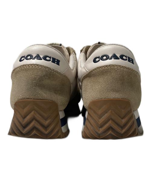 COACH（コーチ）COACH (コーチ) ランナースニーカー ベージュ サイズ:7の古着・服飾アイテム
