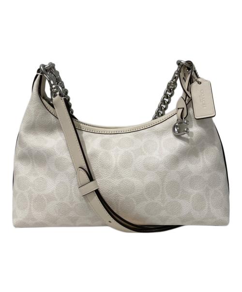 COACH（コーチ）COACH (コーチ) ジュリエット ショルダーバッグ ベージュの古着・服飾アイテム