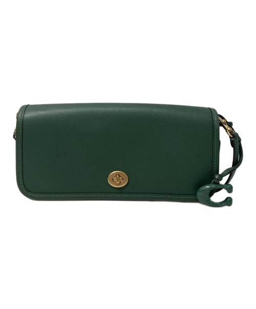 COACH（コーチ）COACH (コーチ) ディンキー ターンロックショルダーバッグ グリーンの古着・服飾アイテム