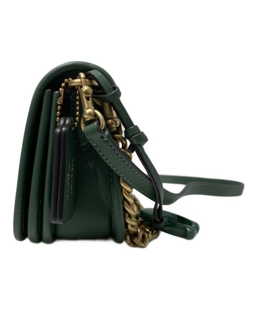 COACH（コーチ）COACH (コーチ) ディンキー ターンロックショルダーバッグ グリーンの古着・服飾アイテム