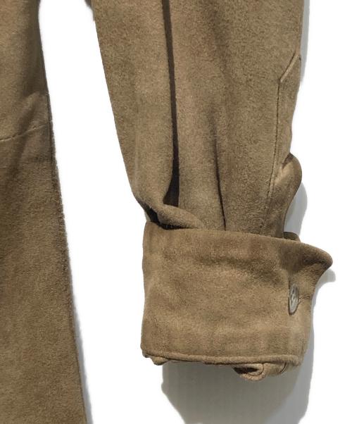 RALPH LAUREN（ラルフローレン）RALPH LAUREN (ラルフローレン) スウェードシャツ ベージュ サイズ:8の古着・服飾アイテム