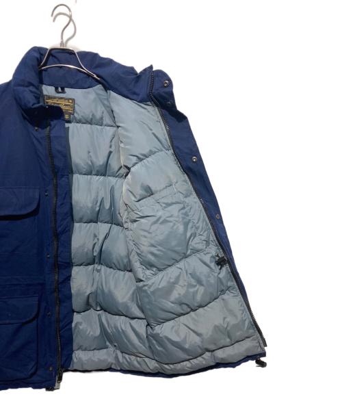 Eddie Bauer（エディーバウアー）Eddie Bauer (エディーバウアー) 古着マルチポケットダウンジャケット ブルー サイズ:Ｍの古着・服飾アイテム