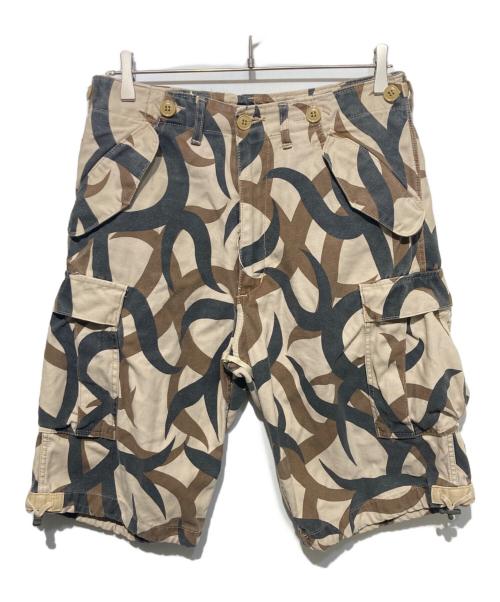 US ARMY（ユーエスアーミー）US ARMY (ユーエスアーミー) トライバルカモショーツ ベージュ サイズ:Ｓの古着・服飾アイテム
