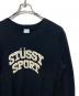 中古・古着 Champion REVERSE WEAVE (チャンピオン リバース ウィーブ) stussy (ステューシー) REVERSE WEAVE ARC LOGO SWEAT ブラック サイズ:M：20000円