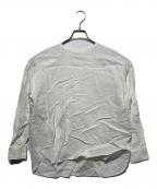 KAGUREカグレ）の古着「リネンクルーネックプルオーバー」｜ホワイト