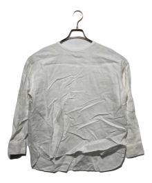 KAGURE（カグレ）の古着「リネンクルーネックプルオーバー」｜ホワイト