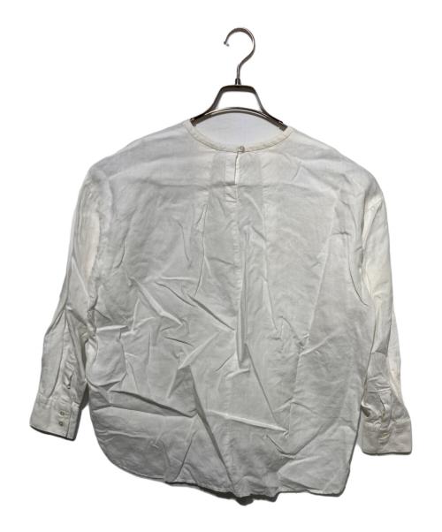 KAGURE（カグレ）kagure (カグレ) リネンクルーネックプルオーバー ホワイト サイズ:FREEの古着・服飾アイテム