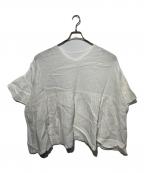 journal standard luxeジャーナルスタンダード ラックス）の古着「60リネン ギャザープル」｜ホワイト