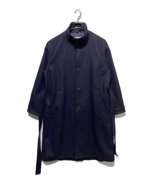 PUBLIC TOKYO（パブリックトウキョウ）PUBLIC TOKYO (パブリックトウキョウ) Super140s マルチウェイ メルトンオーバーサイズスタンドコート ネイビー サイズ:03の古着・服飾アイテム