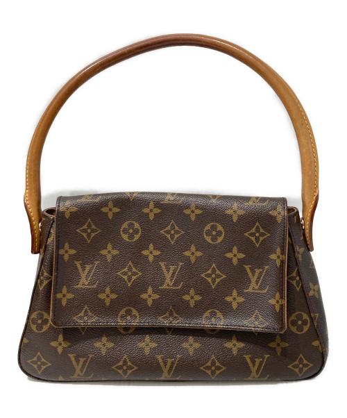 LOUIS VUITTON（ルイ ヴィトン）LOUIS VUITTON (ルイ ヴィトン) ミニルーピング ハンドバッグ ブラウンの古着・服飾アイテム