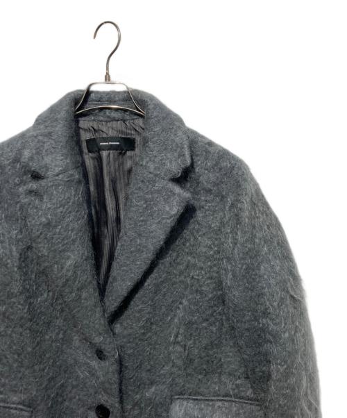 JOURNAL STANDARD（ジャーナルスタンダード）JOURNAL STANDARD (ジャーナルスタンダード) モヘアミックスロングシャギーコート グレー サイズ:-の古着・服飾アイテム